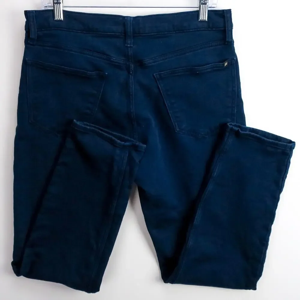 Banana Republic Stretch 5-Pocket Pants Men’s 32x30 Slim Fit Navy Minimalist
